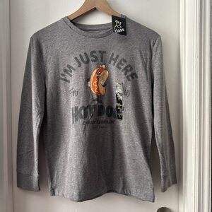 boys hot dog graphic t-shirt